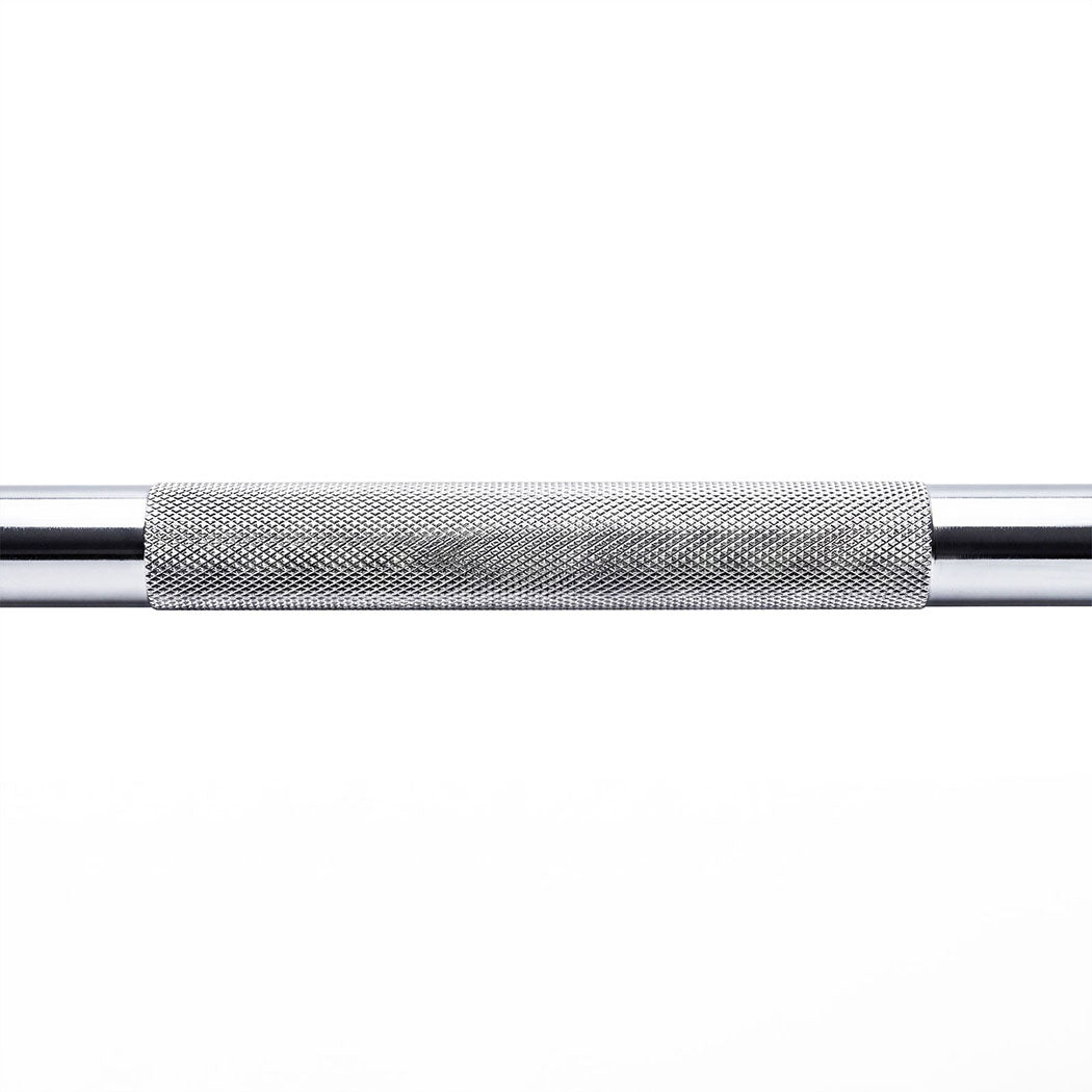 Centra 140cm Weight Lifting Bar Standard Barbell Home Gym Fitness Steel 480LB