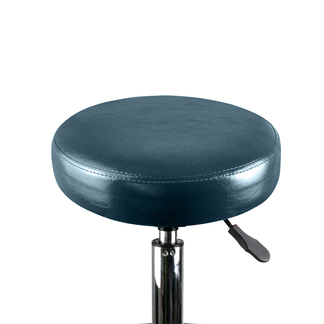 Contemporary 4x Barstool Swivel Salon Hairdressing  Wood Finish
