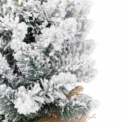 Mini Christmas Tree Snow Flocked 10.5x10.5x49cm