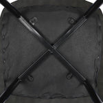 Ergonomic 4x Dining Chairs Kitchen Chair Grey Faux Leather  Easy