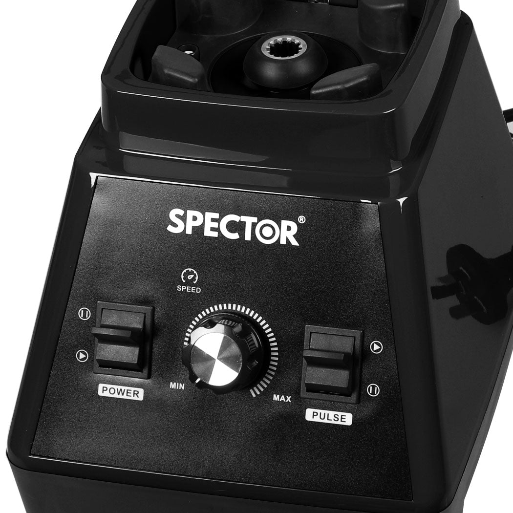 Premium 2L Commercial Blender Mixer Black  High Back Support
