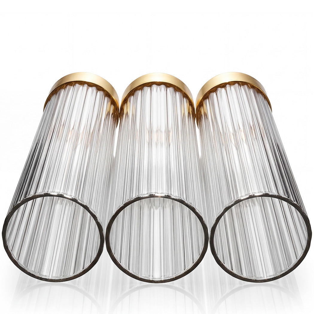 Gold Candle Holder Set 10x10x36cm