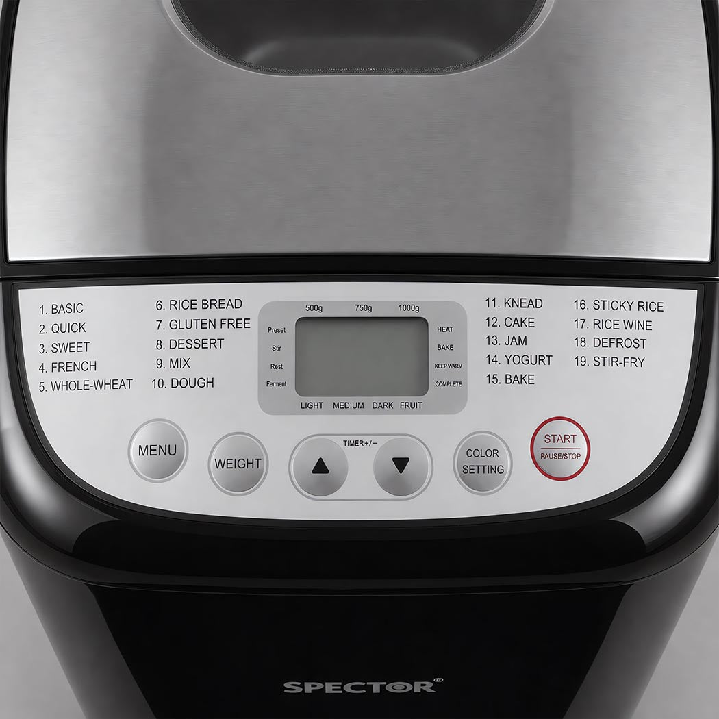Automatic Bread Machine With Non Stick Pan 33x28x29cm