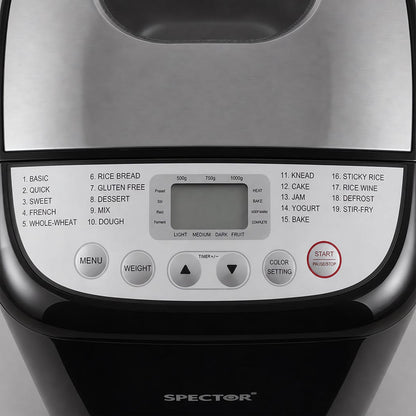 Automatic Bread Machine With Non Stick Pan 33x28x29cm