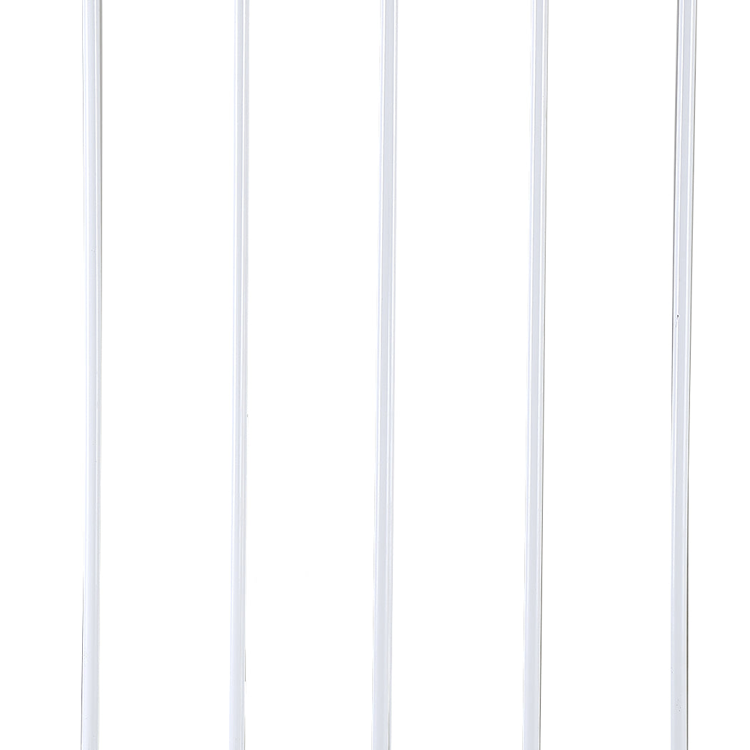 Baby Safety Gate Adjustable Pet White 45cm Extension