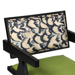 Compact 1X Dining Chair Retro Backrest Chair  Durable Frame