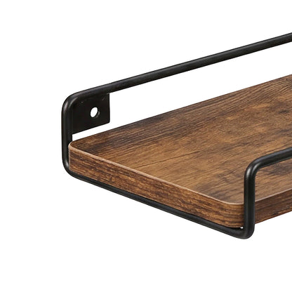 Floating Corner Wall Shelves 2pc Display Storage | HomeAndLiving