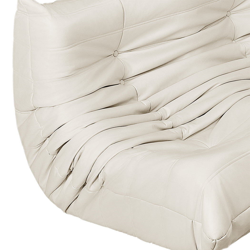 Compact 3 Seaters Floor Sofa Caterpillar Lounge  Comfortable Design