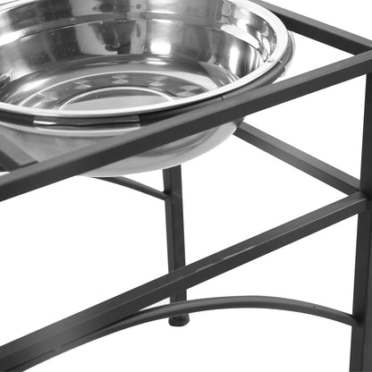 Dual Elevated Raised Pet Dog Feeder Small