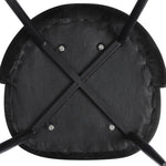 Premium 6x Dining Chairs Kitchen Cafe Black  High Back Support