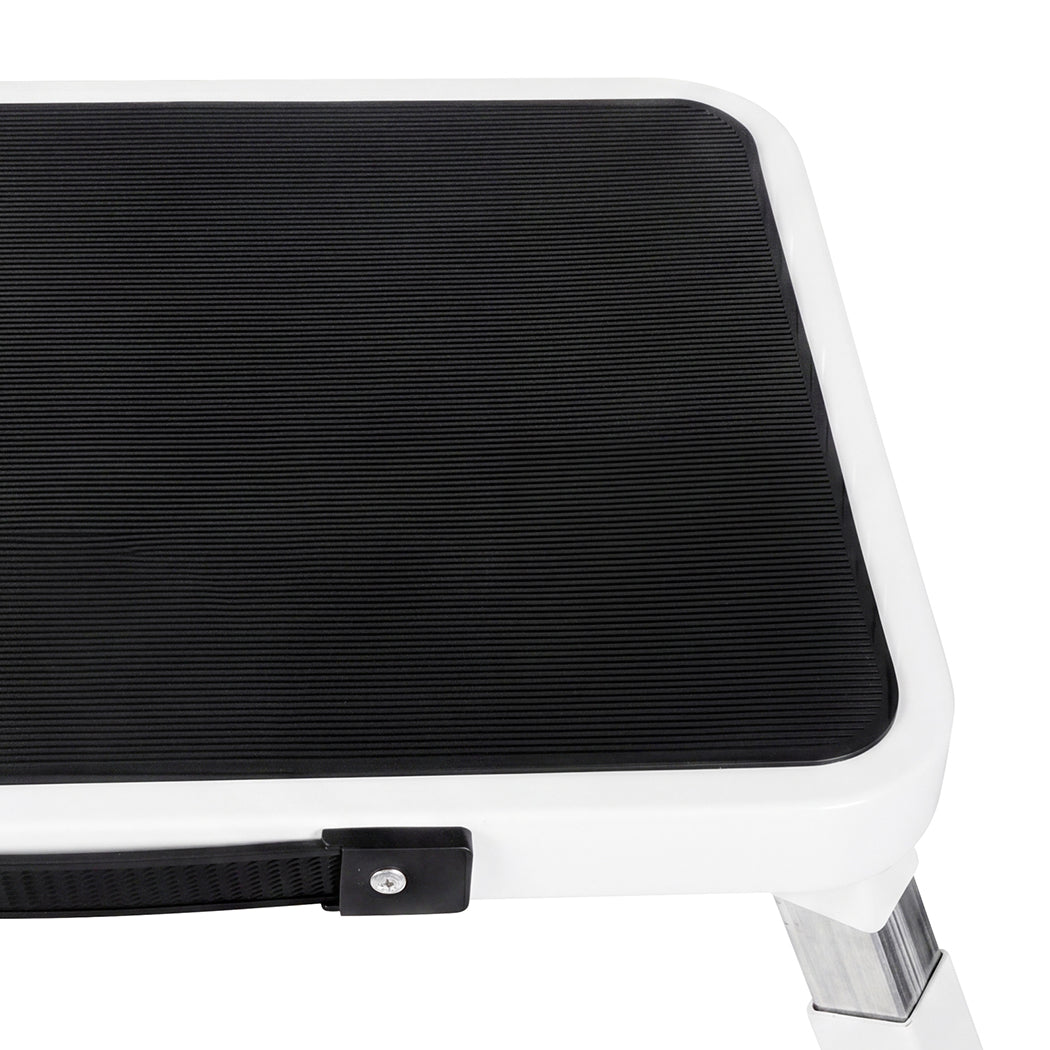 Folding Aluminium Step Stool 150kg Adjustable | HomeAndLiving