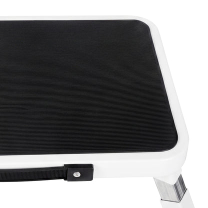 Folding Aluminium Step Stool 150kg Adjustable | HomeAndLiving