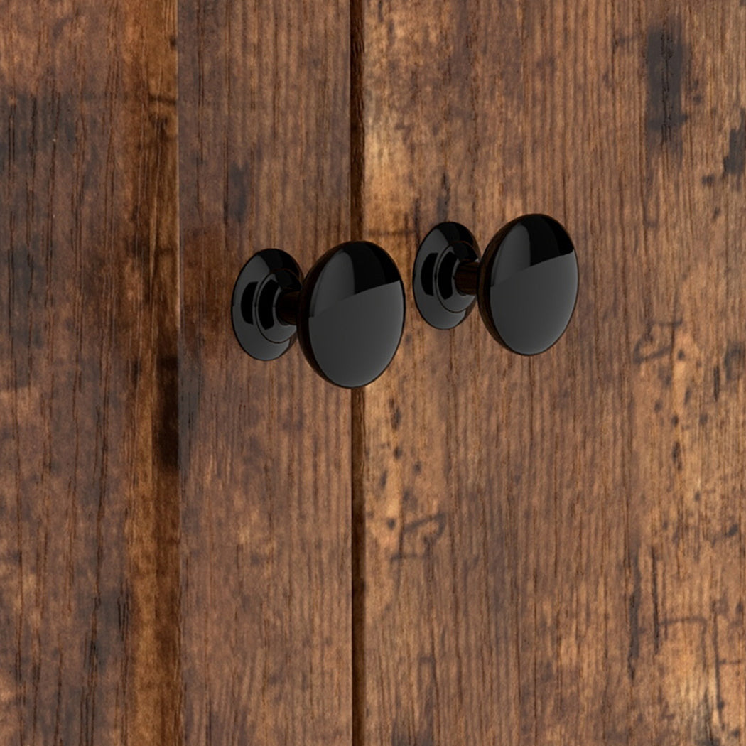 Storage Cabinet Walnut Adjustable 68.6x30x80cm