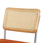 Functional 2xRattan Chair Dining Chairs Orange  Soft Cushion
