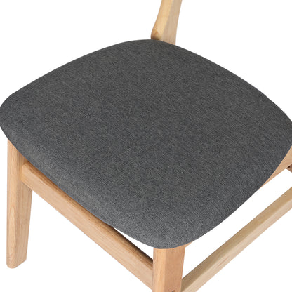 Versatile 6xDining Chairs Kitchen Chair Nature  Durable Frame