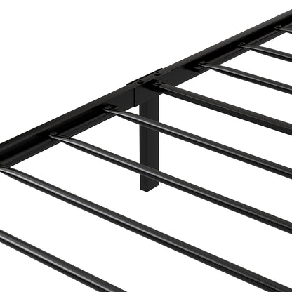 Single Bed Frame Storage Headboard Industrial 209x92x109cm