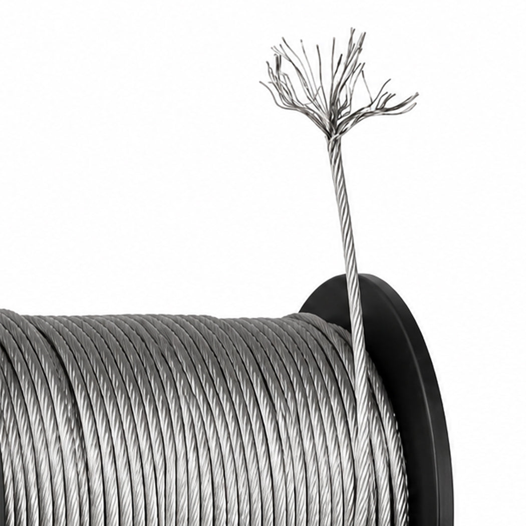 Stainless Steel Wire Rope Kit 60M 7x7cm