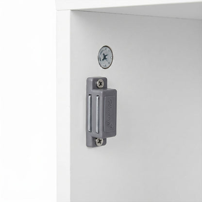 Levede Bathroom Cabinet Storage Slim Organiser Toilet Paper Storage 78.5cm White