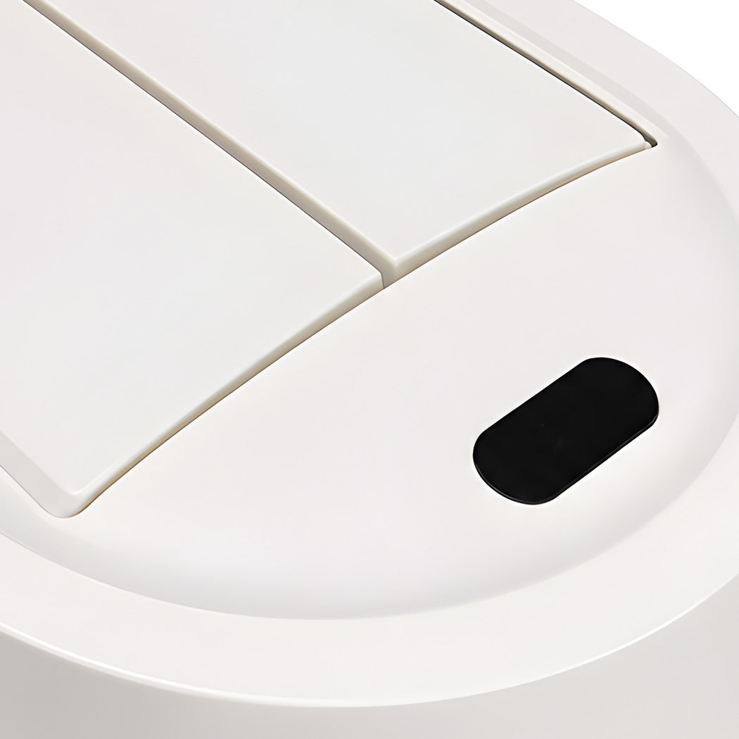 Automatic Touchless Rubbish Bin White 26x14x29cm