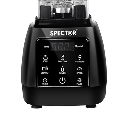 2L Commercial Blender Mixer Black