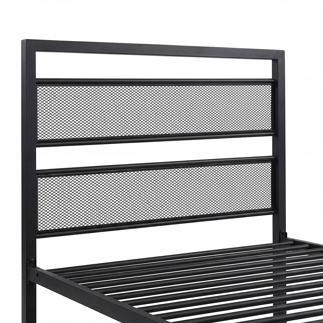 Levede Gaming Bed Frame Rotating TV Mount Storage Metal Single Bed 32in Bedroom