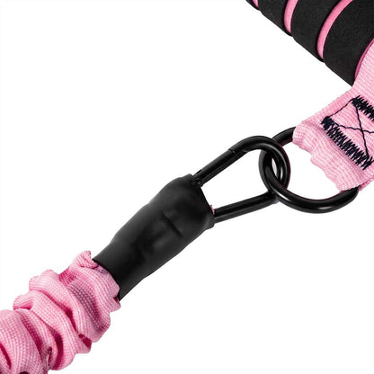 Resistance Bands Set Adjustable Pink 3x30cm