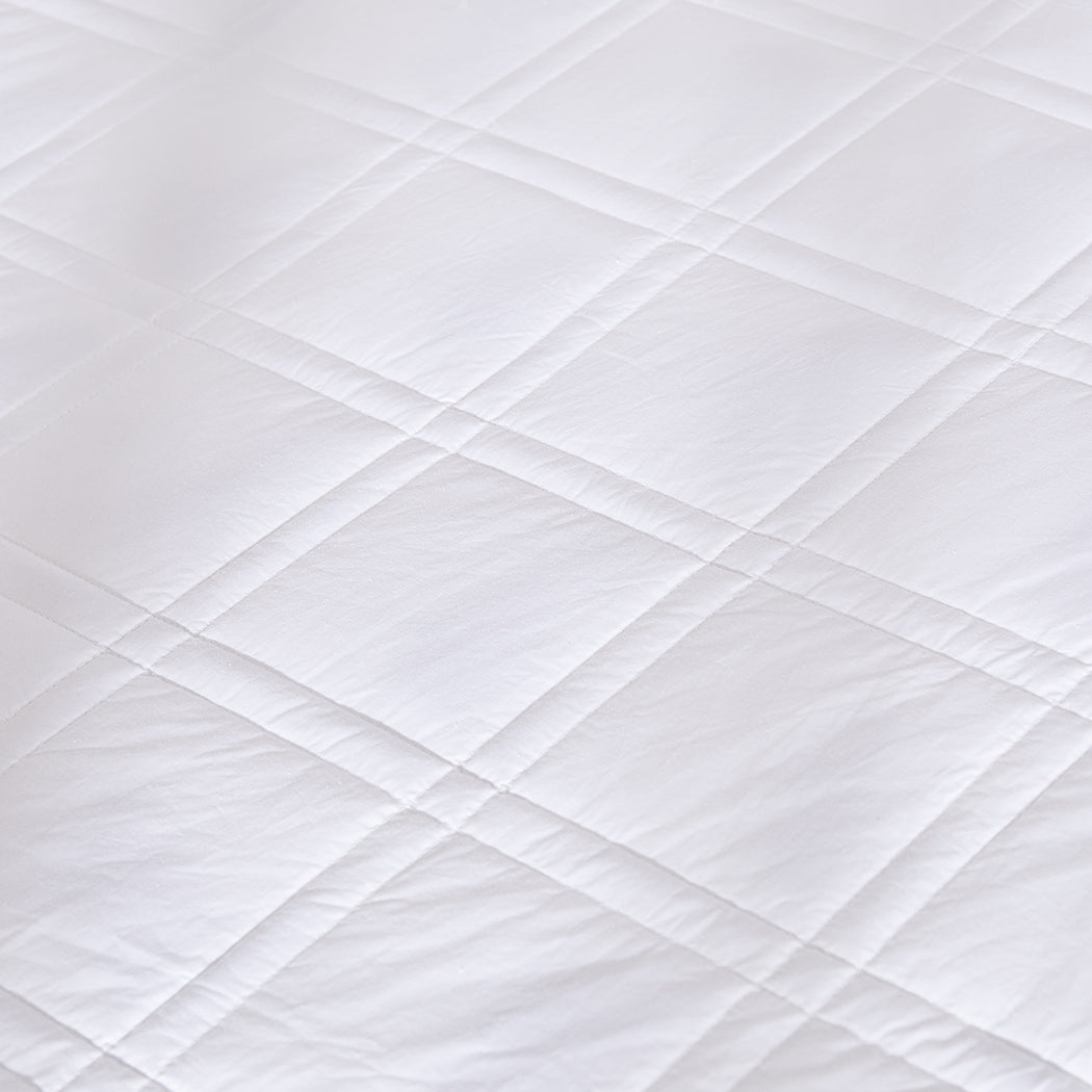 Weighted Blanket Summer Cotton White Single