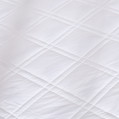 Weighted Blanket Summer Cotton White Single