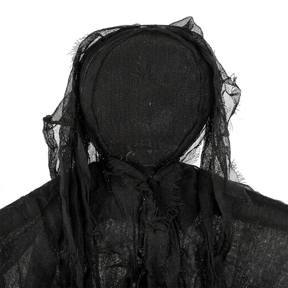 Grim Reaper Decoration Black 130x6x46cm