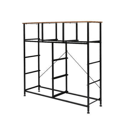 Storage Cabinet Tower Brown Fold 100x30x99cm
