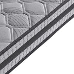 Modern Double Spring Mattress Grey Medium Firm  Scandi Inspired