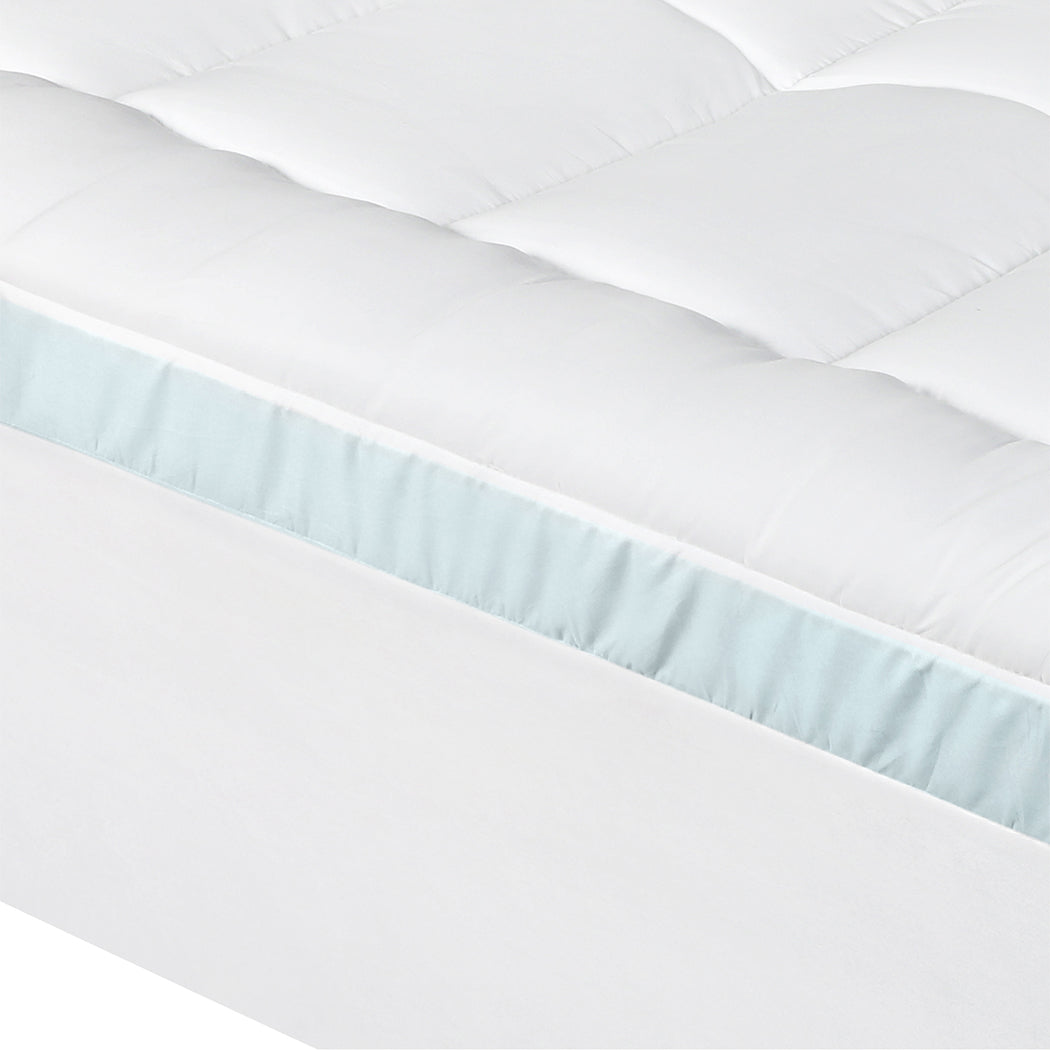 Gel Memory Foam Mattress Topper Double Size 137x190x8cm