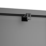Ergonomic Glass Display Cabinet Collections Storage  High Back
