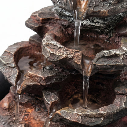 Tabletop Water Fountain 3-Speed 21x21x24cm
