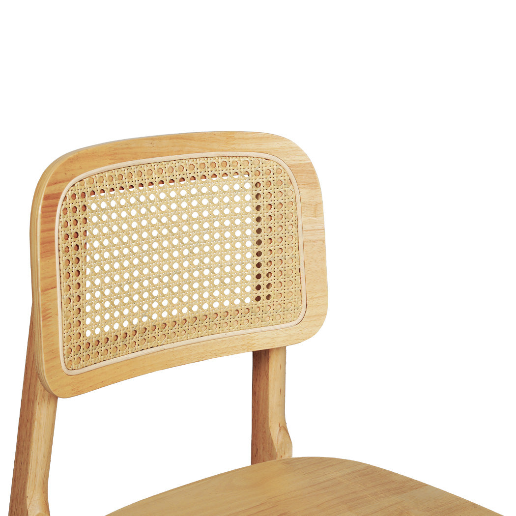 Rattan Dining Chairs Natural 50x45x79cm