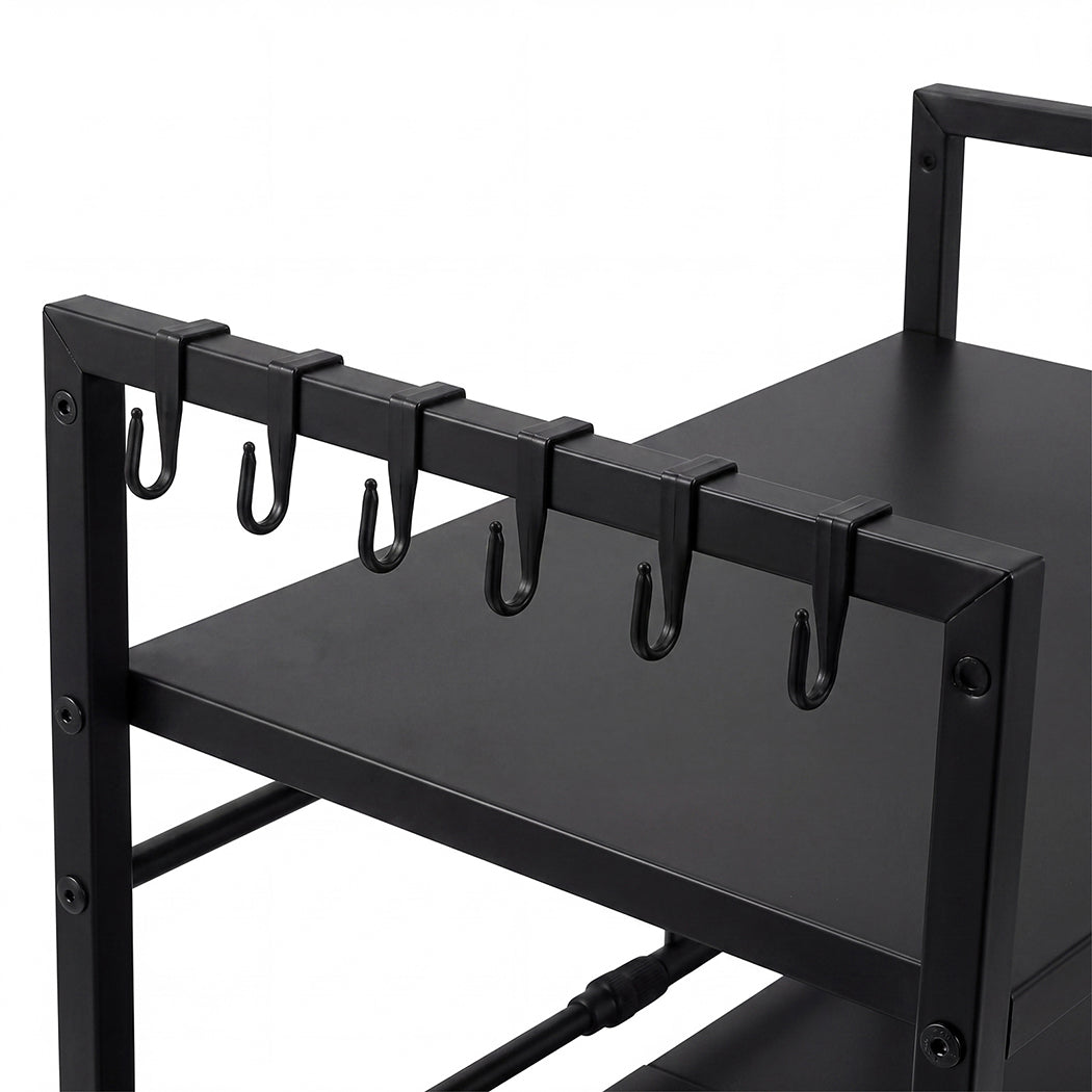 3 Tier Microwave Shelf Adjustable Kitchen Rack | HomeAndLivi - 6