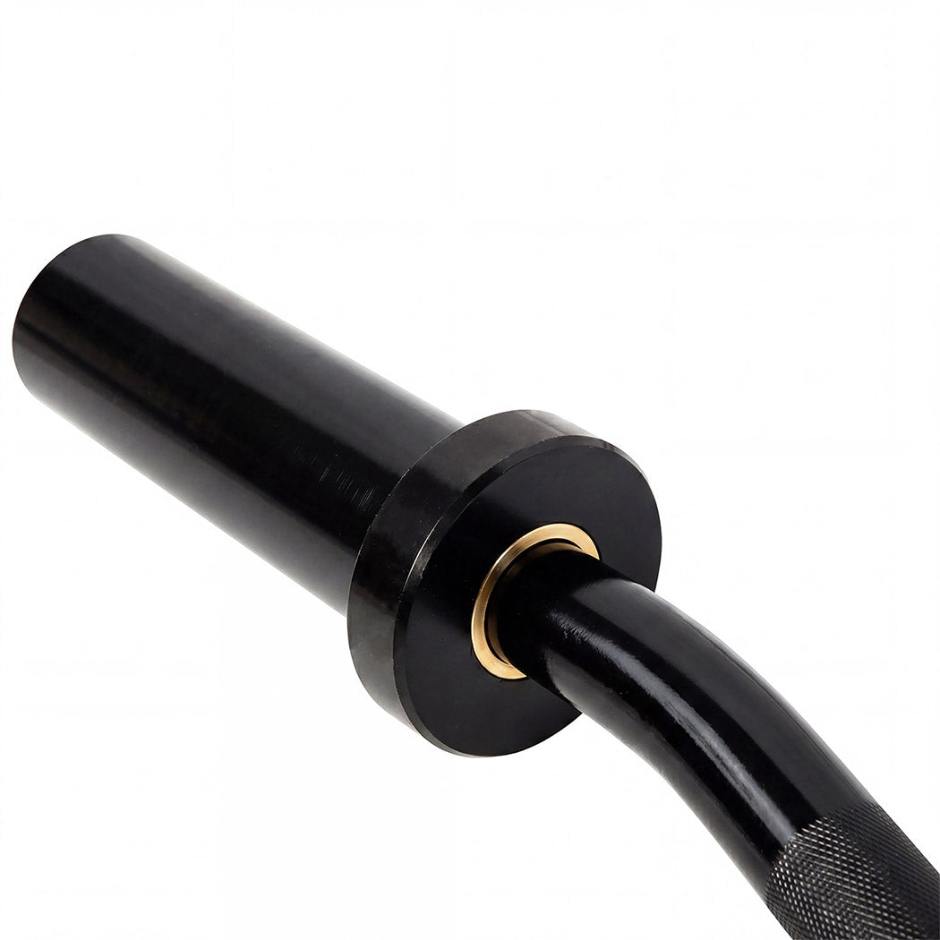 Centra Olympic Barbell Ez Curl Bar W Bar 810lbs Alloy Steel Black