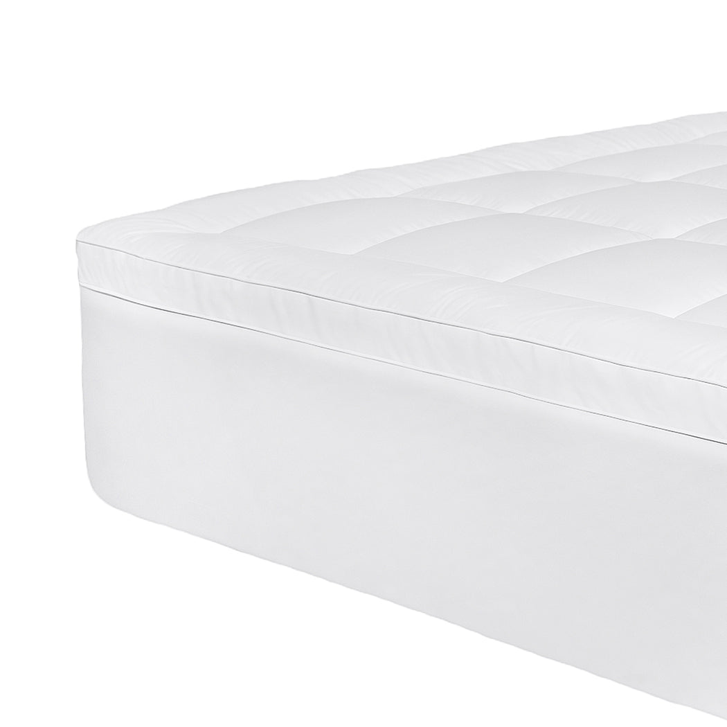 Contemporary Mattress Topper Pillowtop Cover Bed Protector Queen