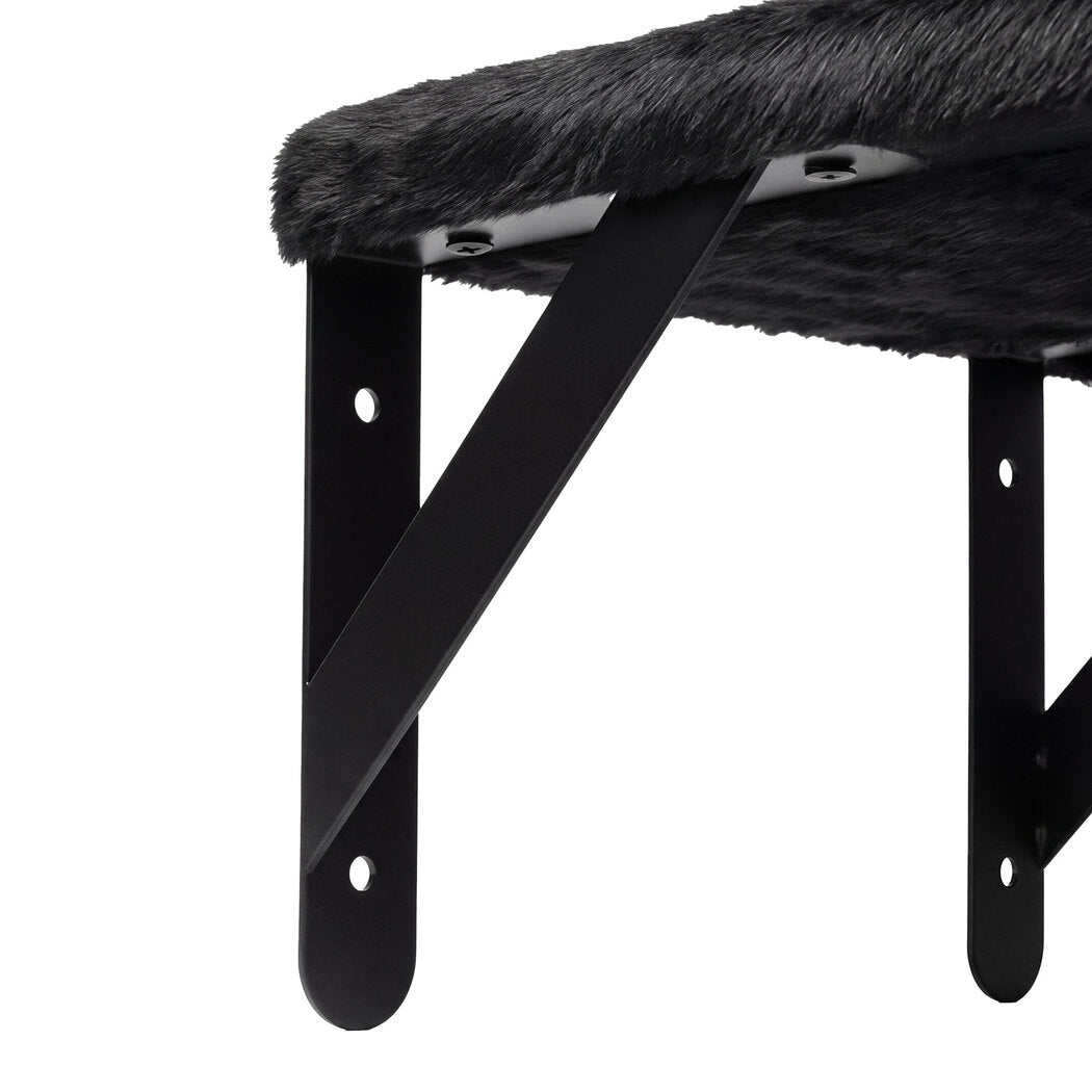 Cat Wall Shelves Modular Black 33x30x36cm