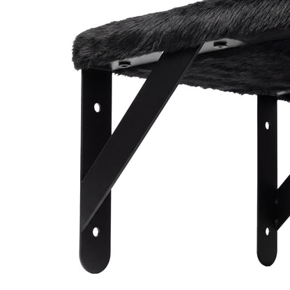 Cat Wall Shelves Modular Black 33x30x36cm