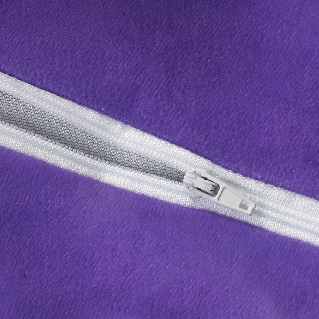 Versatile Foldable Mattress Kids Pillow Purple Medium  Space-Saving