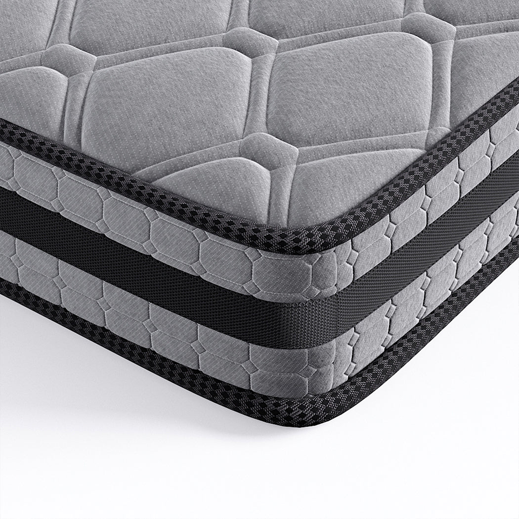 Luxury Metal Bed Frame Mattress Base Set Wood Queen  Easy Assembly