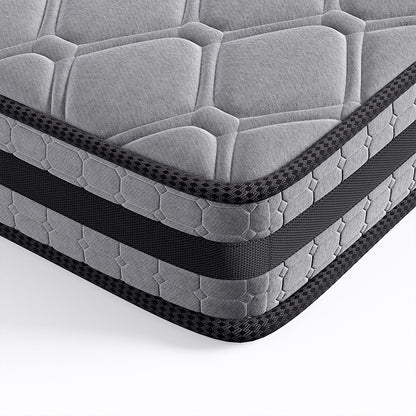 Luxury Metal Bed Frame Mattress Base Set Wood Queen  Easy Assembly