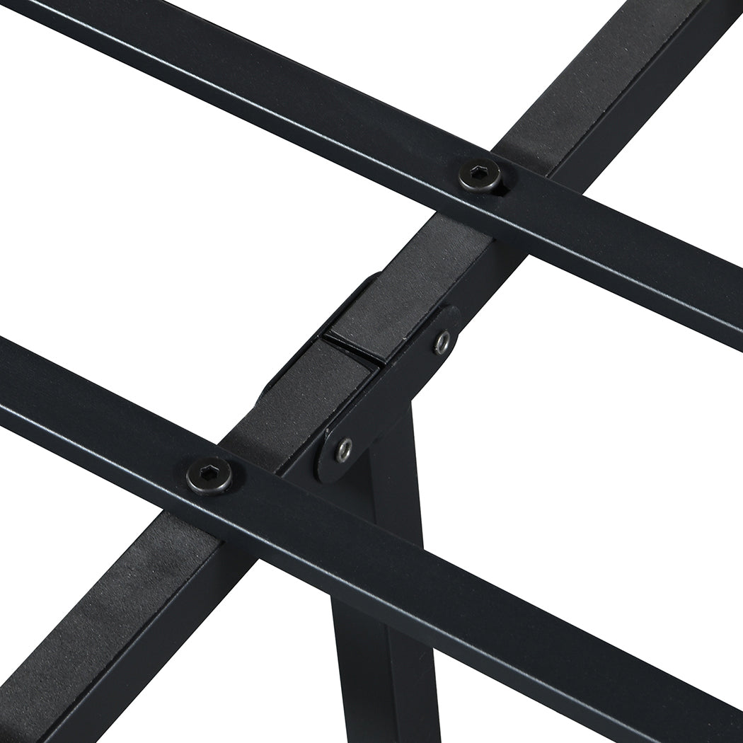 King Size Fabric Bed Frame 206x188x30cm