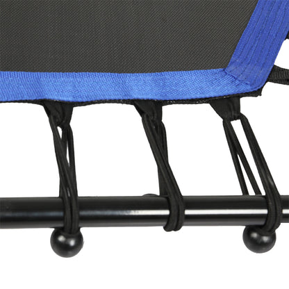 Mini Trampoline Rebounder Black 122x122x132cm