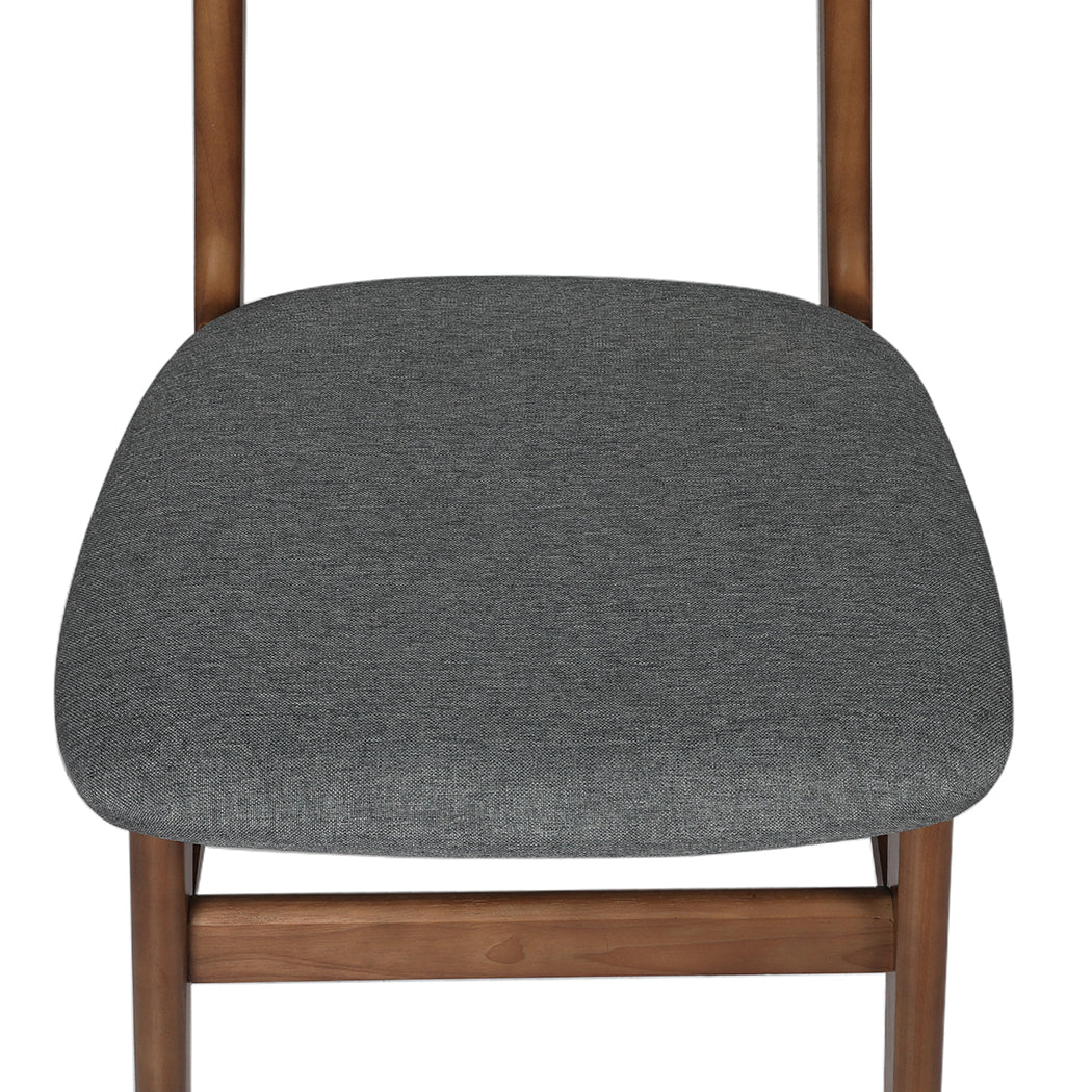 Premium 2xDining Chairs Kitchen Chair Brown 2Pack  Easy Assembly