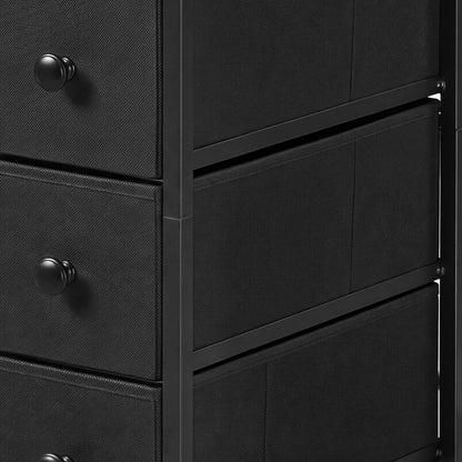Slim Bedside Table With Led Charging 20x40x70cm