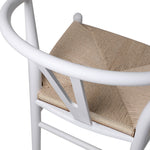 Contemporary 4x Dining Chairs Wooden Hans White  Wood Finish