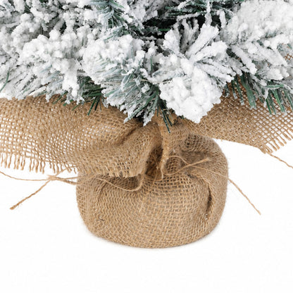 Mini Christmas Tree Snow Flocked 10.5x10.5x49cm