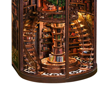 Miniature Library Book Nook Kit 16x14x21cm